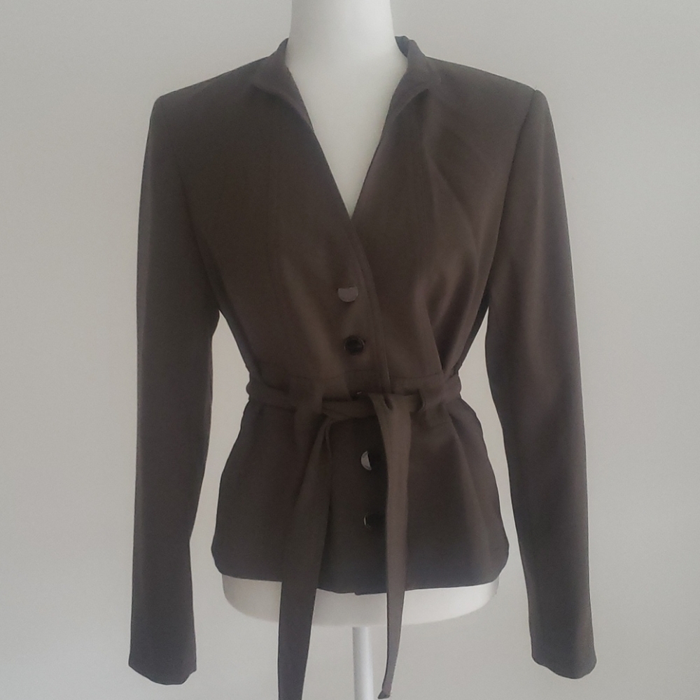 Calvin Klein Olive Green Stretchy Jacket